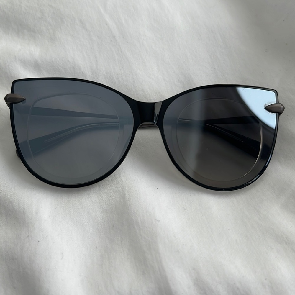 Krewe Laveau Nylon Black and Silver Sunglasses